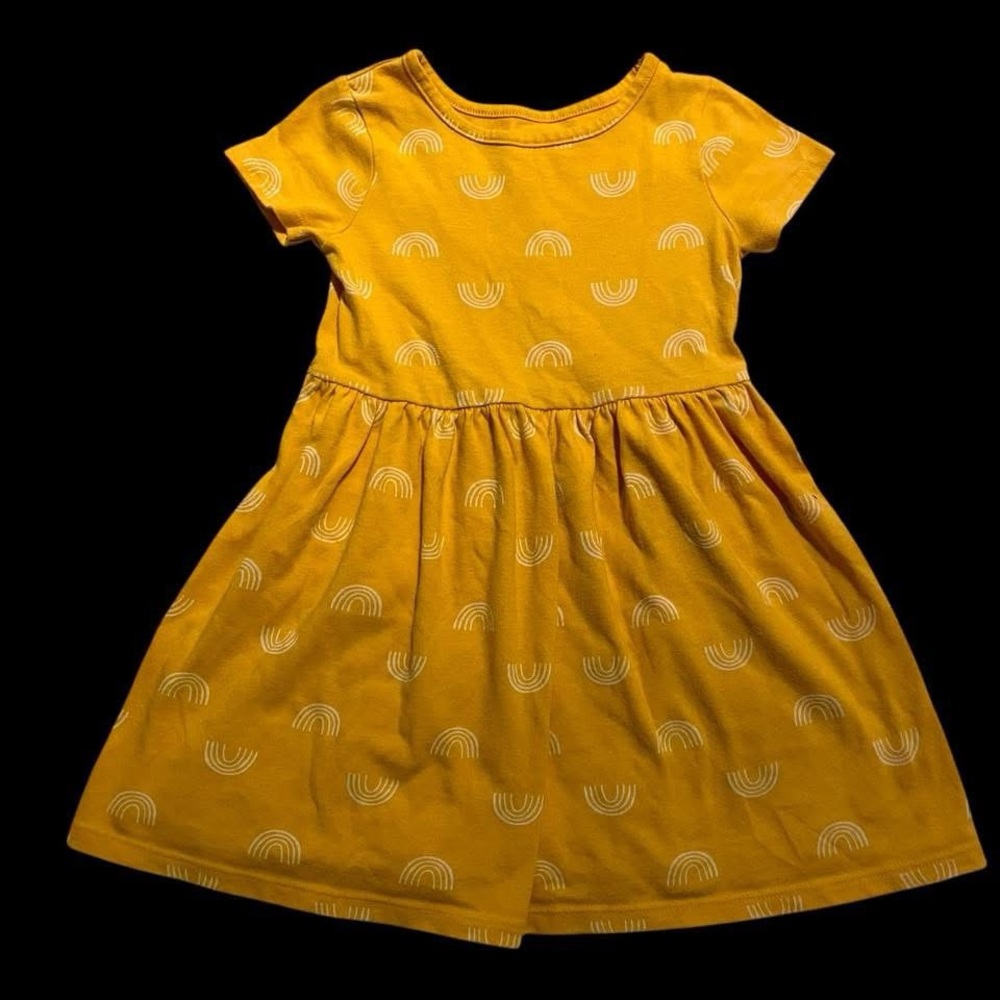 💙4/$28💙 Cat & Jack Yellow Casual Sundress Crew Neck